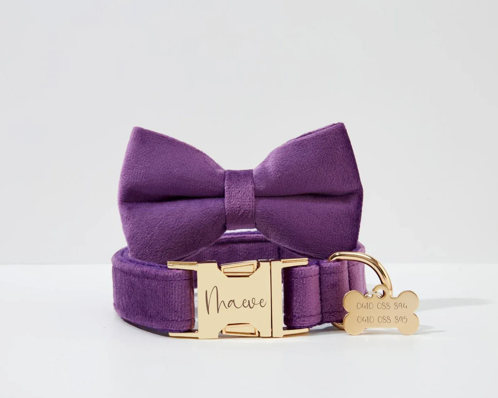 Personalized Velvet Purple Classic Set - Image 6