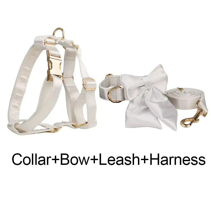 Personalized Wedding Pure White Satin Classic Set - Image 20