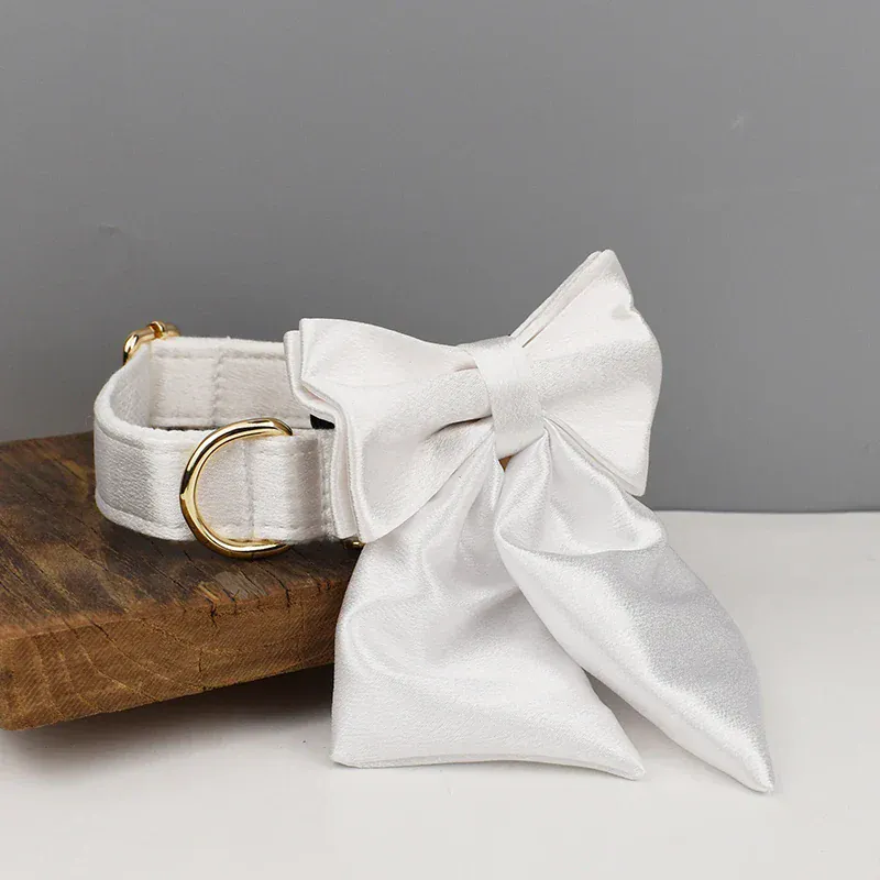 Personalized Wedding Pure White Satin Classic Set - Image 3