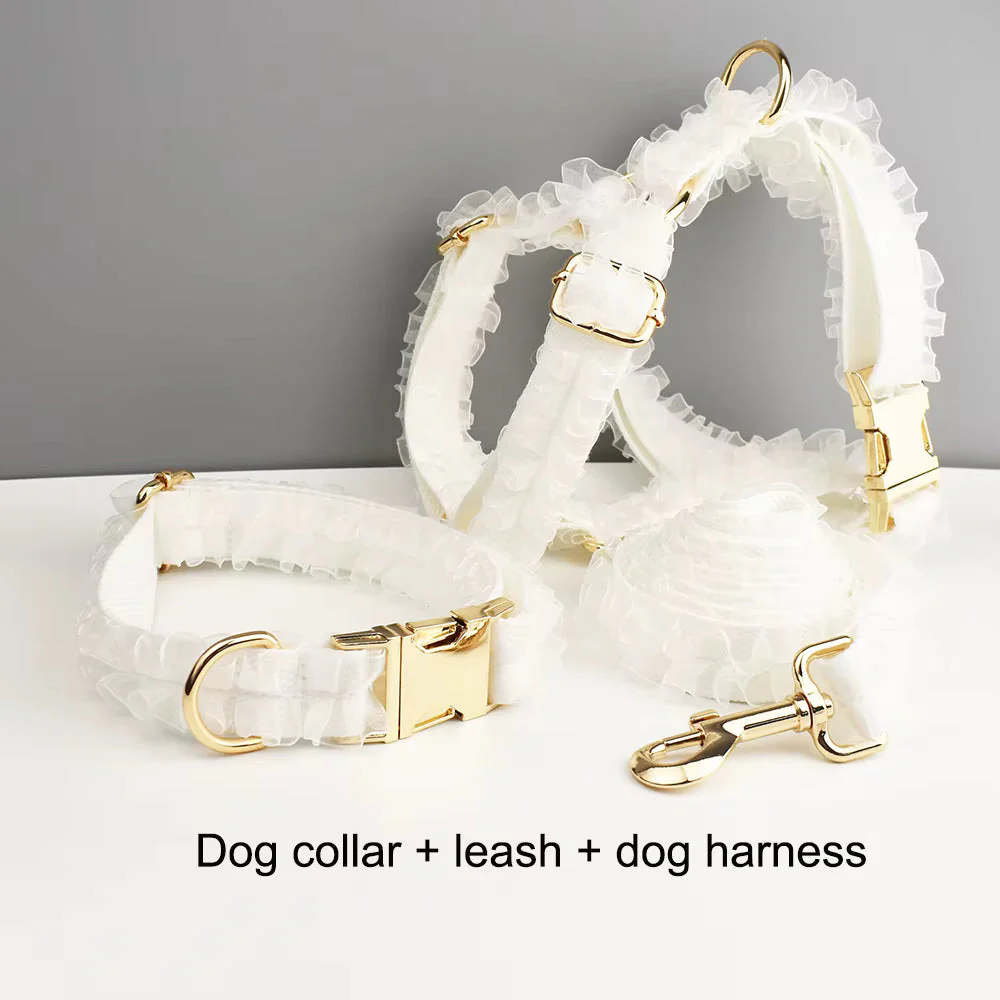 Personalized Wedding White Lace Classic Set - Image 20