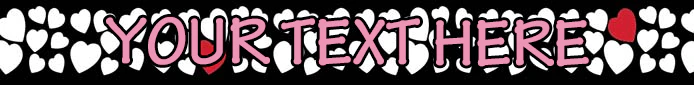 Personalized White Hearts Dog Collar - Image 2