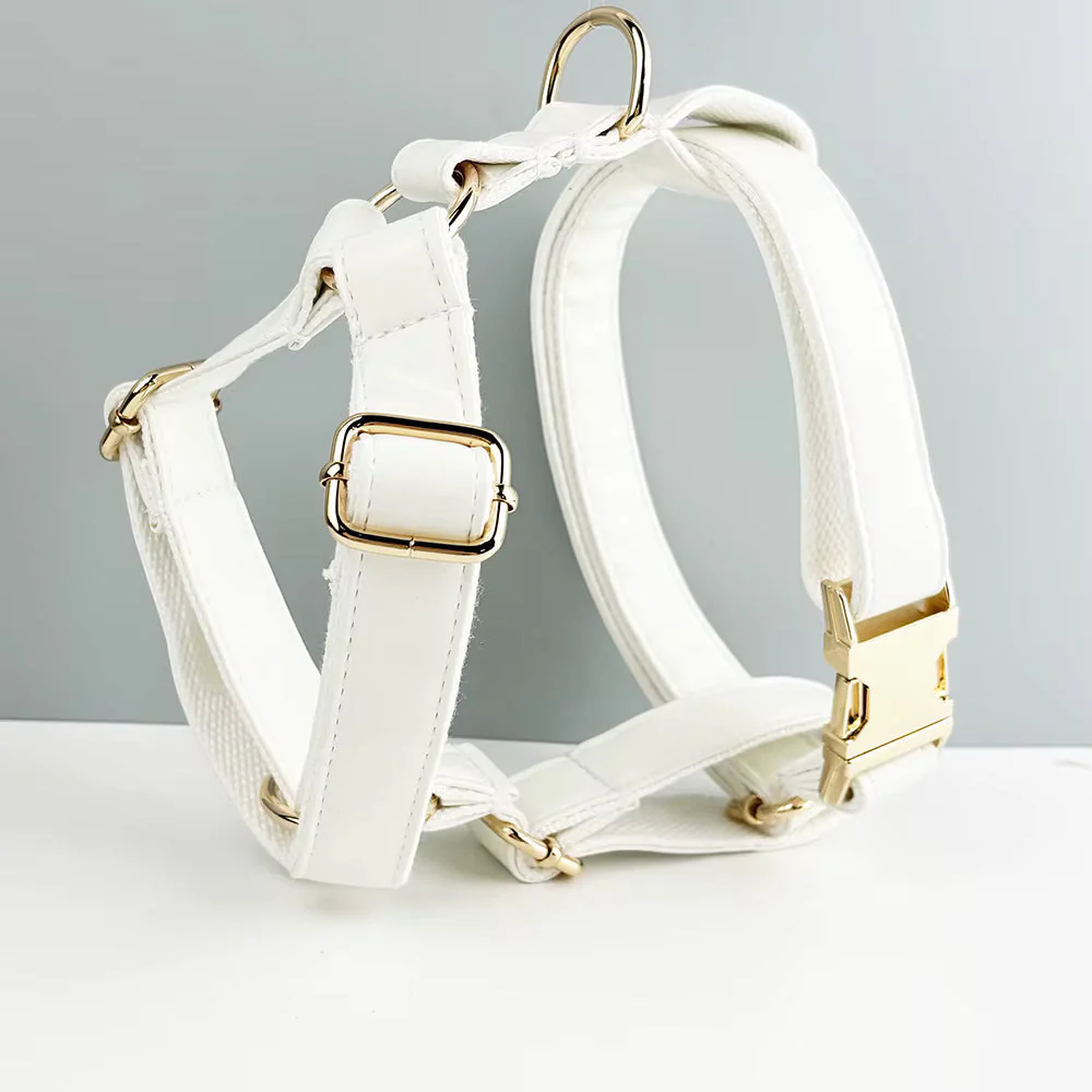 Personalized White Leather Classic Set - Image 15