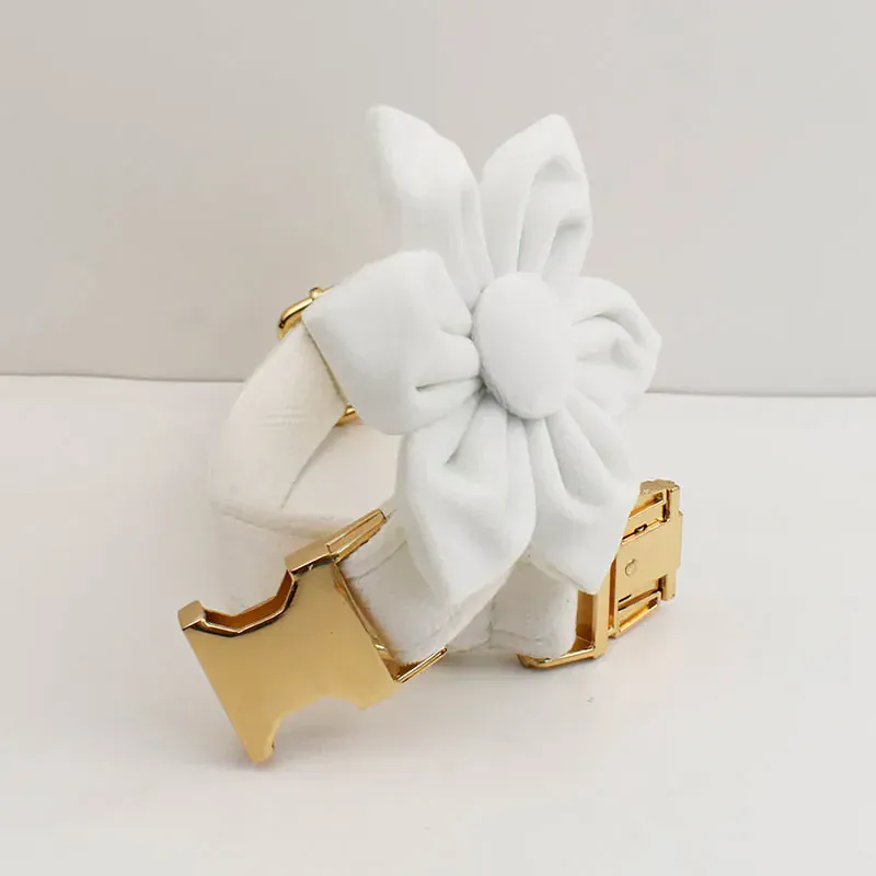 Personalized White Wedding Velvet Classic Set - Image 10