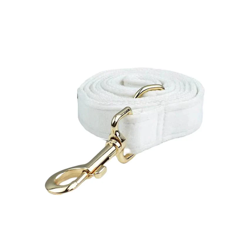 Personalized White Wedding Velvet Classic Set - Image 15