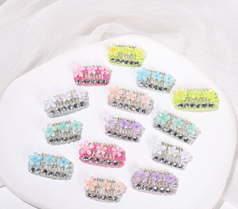 Pet Accessories Crystal Flower Mini Hair Clips for Dogs - Image 2