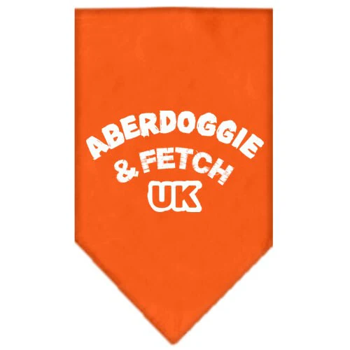 Pet and Dog Bandana Screen Printed,  "Aberdoggie & Fetch UK" - Image 3