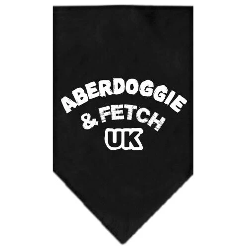 Pet and Dog Bandana Screen Printed,  "Aberdoggie & Fetch UK" - Image 5