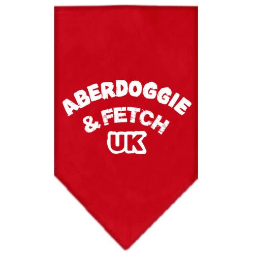Pet and Dog Bandana Screen Printed,  "Aberdoggie & Fetch UK" - Image 6