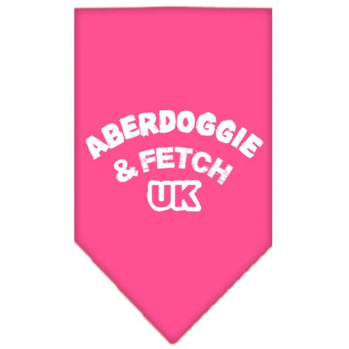 Pet and Dog Bandana Screen Printed,  "Aberdoggie & Fetch UK" - Image 7