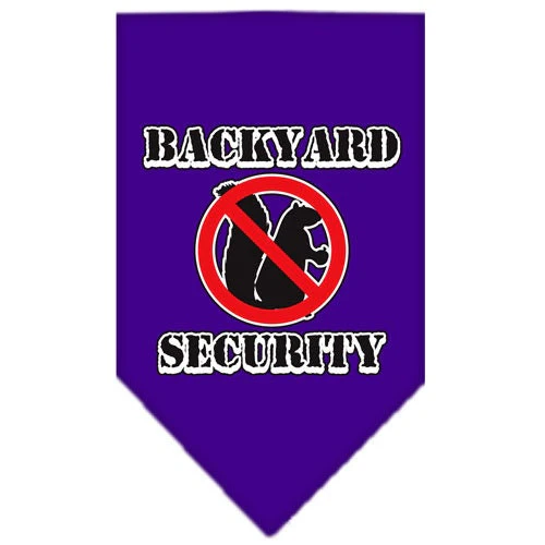 Pet and Dog Bandana Screen Printed, "Backyard Security" - Image 10