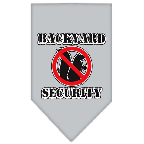 Pet and Dog Bandana Screen Printed, "Backyard Security" - Image 5