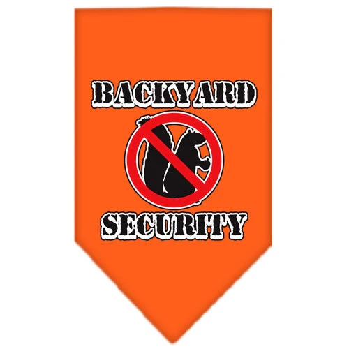 Pet and Dog Bandana Screen Printed, "Backyard Security" - Image 7