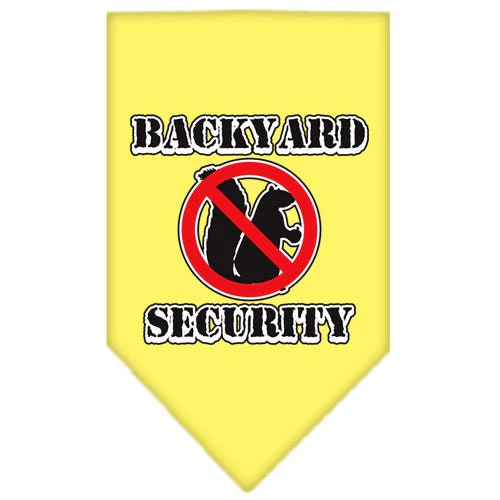Pet and Dog Bandana Screen Printed, "Backyard Security" - Image 8
