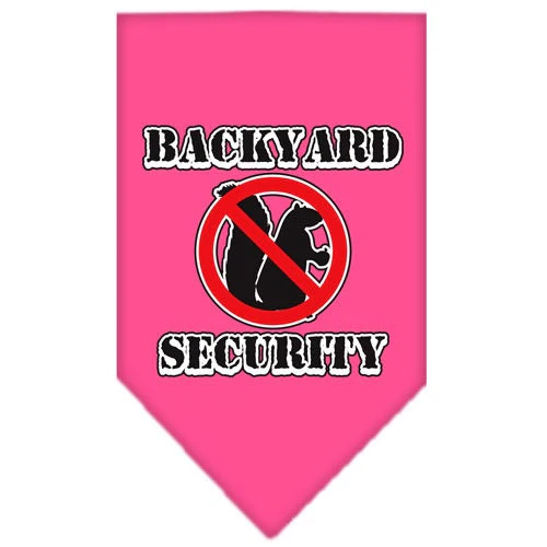 Pet and Dog Bandana Screen Printed, "Backyard Security" - Image 9