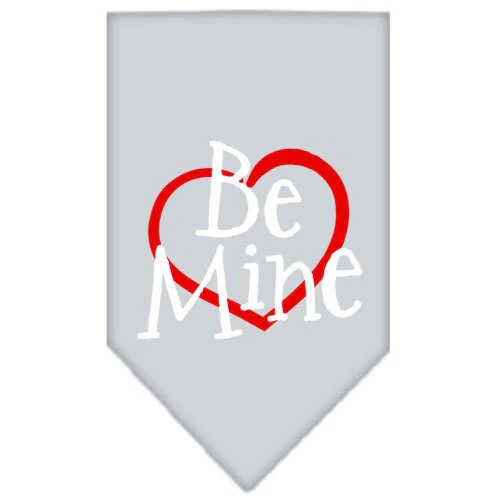 Pet and Dog Bandana Screen Printed, "Be Mine" - Image 3