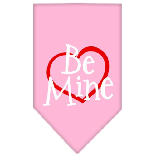 Pet and Dog Bandana Screen Printed, "Be Mine" - Image 4