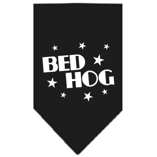 Pet and Dog Bandana Screen Printed, "Bed Hog" - Image 2