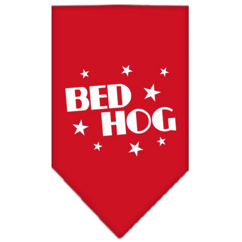 Pet and Dog Bandana Screen Printed, "Bed Hog" - Image 5