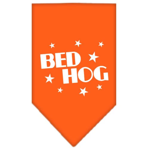 Pet and Dog Bandana Screen Printed, "Bed Hog" - Image 9