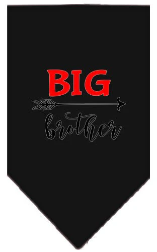 Pet and Dog Bandana Screen Printed, "Big Brother" - Image 2