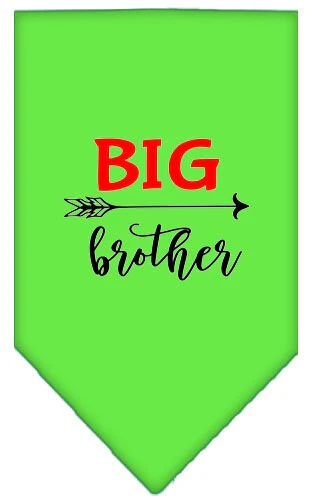 Pet and Dog Bandana Screen Printed, "Big Brother" - Image 5