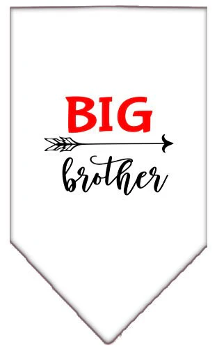 Pet and Dog Bandana Screen Printed, "Big Brother" - Image 8