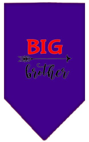 Pet and Dog Bandana Screen Printed, "Big Brother" - Image 9