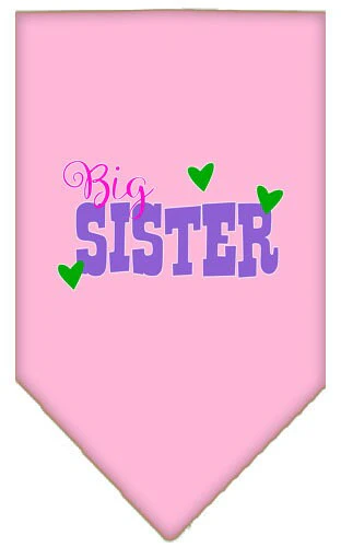 Pet and Dog Bandana Screen Printed, "Big Sister" - Image 3