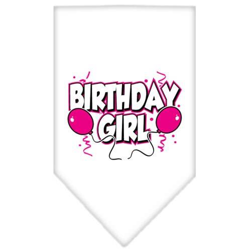 Pet and Dog Bandana Screen Printed, "Birthday Girl -or- "Birthday Boy" - Image 8