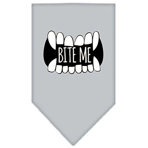 Pet and Dog Bandana Screen Printed, "Bite Me" - Image 3