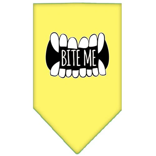 Pet and Dog Bandana Screen Printed, "Bite Me" - Image 8