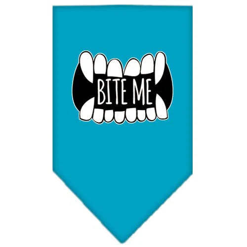 Pet and Dog Bandana Screen Printed, "Bite Me" - Image 9