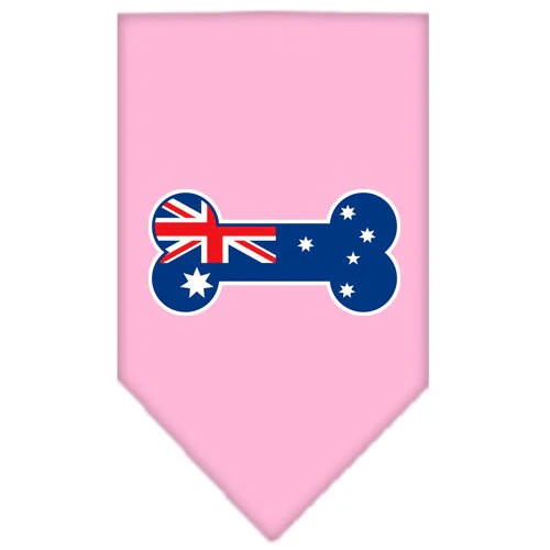 Pet and Dog Bandana Screen Printed, "Bone Shaped Australian Flag" - Image 7