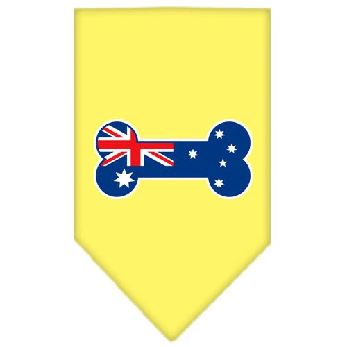 Pet and Dog Bandana Screen Printed, "Bone Shaped Australian Flag" - Image 9