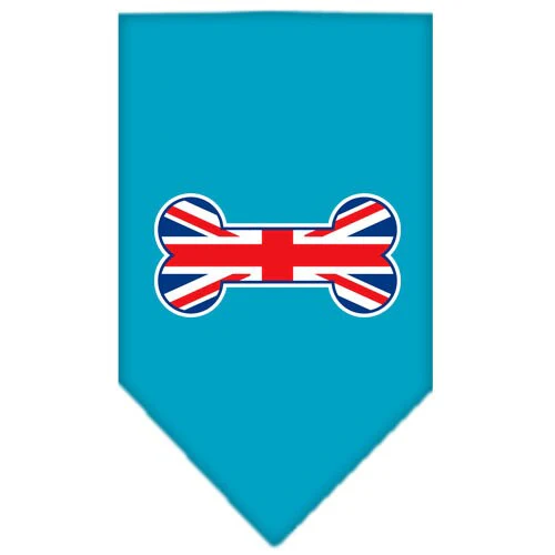 Pet and Dog Bandana Screen Printed, "Bone Shaped UK Flag" - Image 10