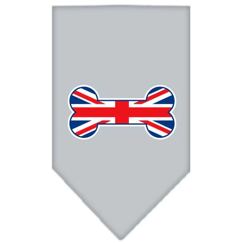 Pet and Dog Bandana Screen Printed, "Bone Shaped UK Flag" - Image 5