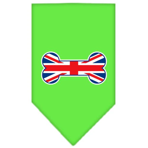 Pet and Dog Bandana Screen Printed, "Bone Shaped UK Flag" - Image 7