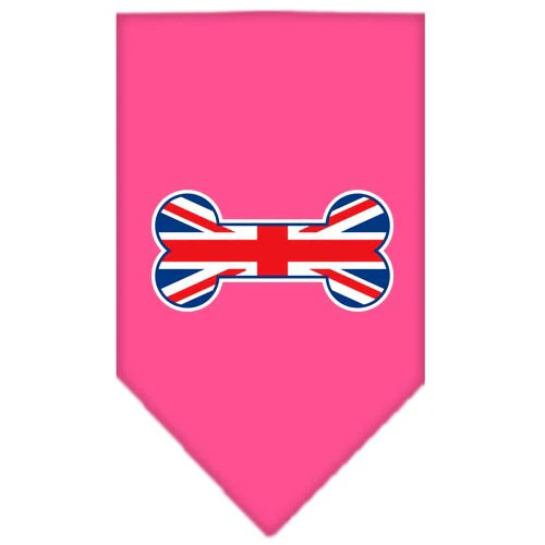 Pet and Dog Bandana Screen Printed, "Bone Shaped UK Flag" - Image 8