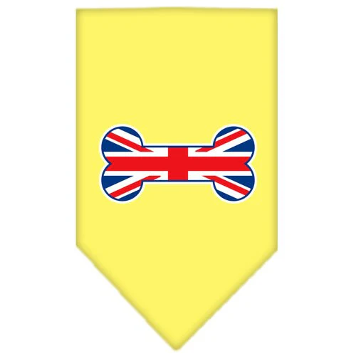 Pet and Dog Bandana Screen Printed, "Bone Shaped UK Flag" - Image 9