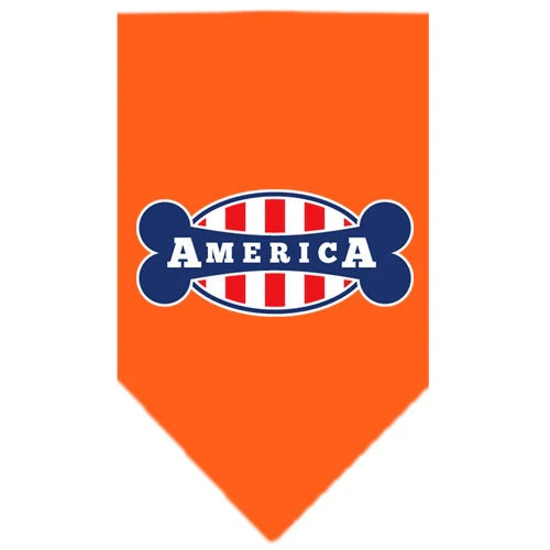 Pet and Dog Bandana Screen Printed, "Bonely In America" - Image 10
