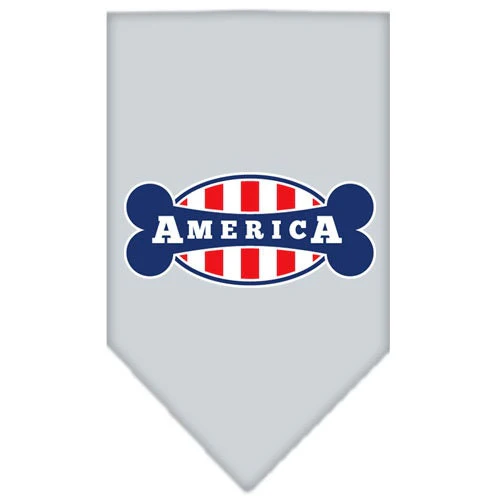 Pet and Dog Bandana Screen Printed, "Bonely In America" - Image 5