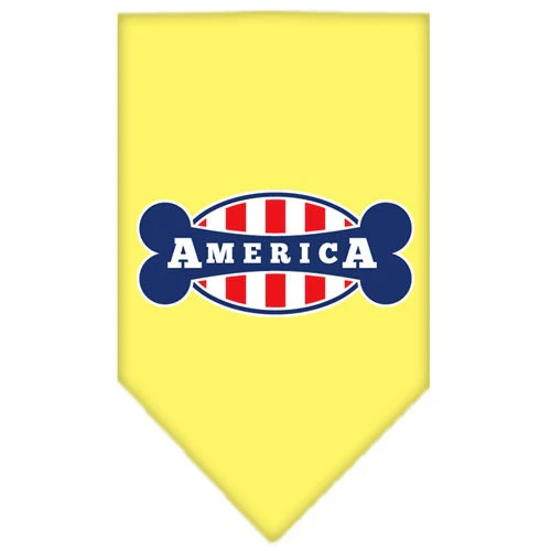 Pet and Dog Bandana Screen Printed, "Bonely In America" - Image 9