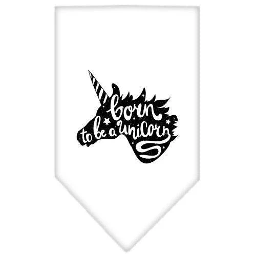 Pet and Dog Bandana Screen Printed, "Born To Be A Unicorn" - Image 8