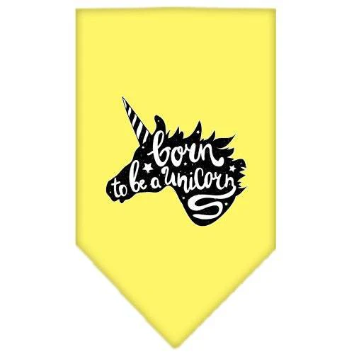 Pet and Dog Bandana Screen Printed, "Born To Be A Unicorn" - Image 9