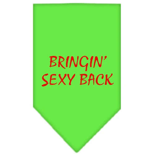 Pet and Dog Bandana Screen Printed, "Bringin Sexy Back" - Image 6