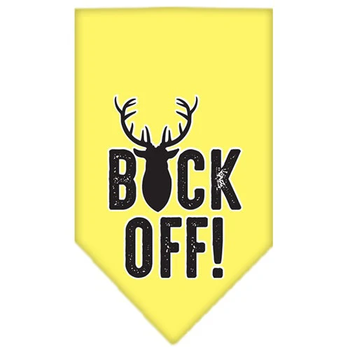 Pet and Dog Bandana Screen Printed, "Buck Off" - Image 10