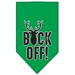 Pet and Dog Bandana Screen Printed, "Buck Off" - Image 4