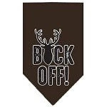 Pet and Dog Bandana Screen Printed, "Buck Off" - Image 5