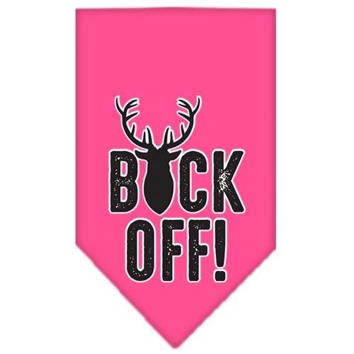Pet and Dog Bandana Screen Printed, "Buck Off" - Image 7
