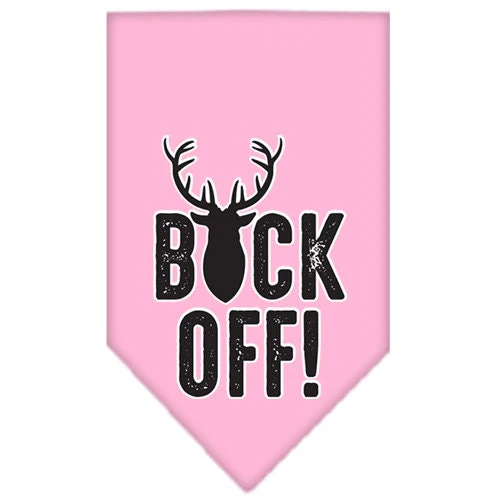 Pet and Dog Bandana Screen Printed, "Buck Off" - Image 8
